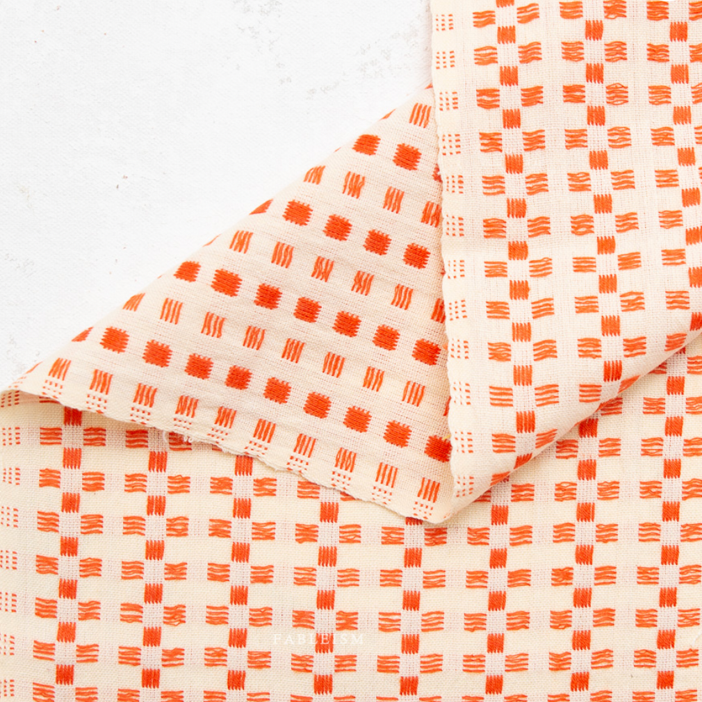 Fableism - Fine & Dandy - Basketweave in Picnic