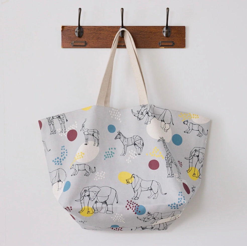 +HAyU African Animals Cotton Linen Canvas