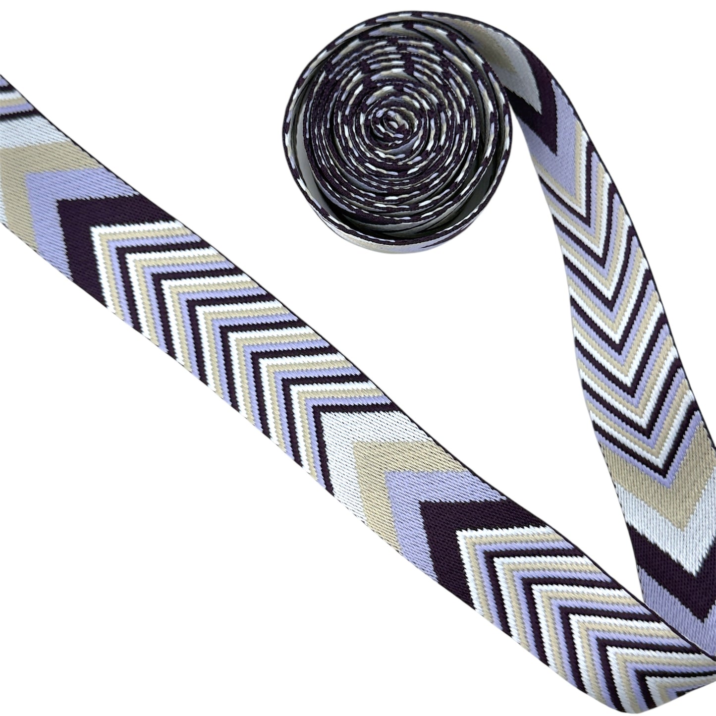 Chevron Webbing - Lilac/Plum