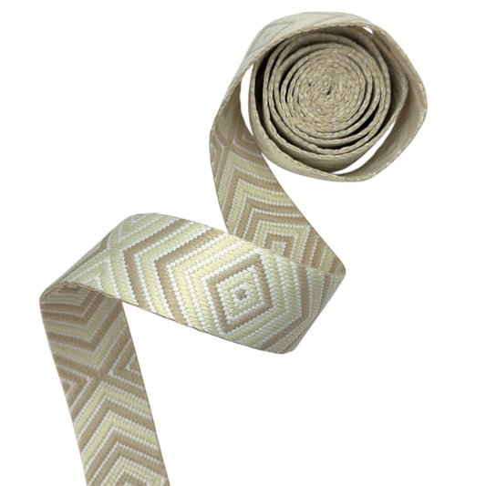 Crisscross Webbing - Cream