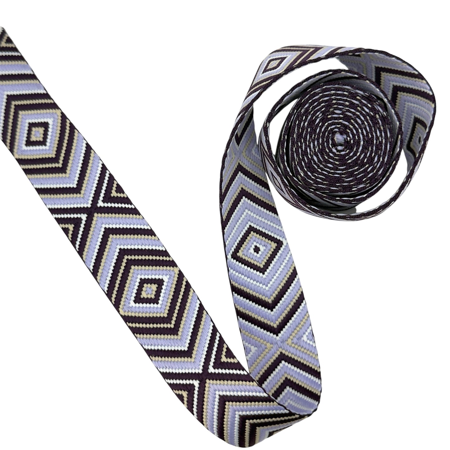 Crisscross Webbing - Lilac/Plum