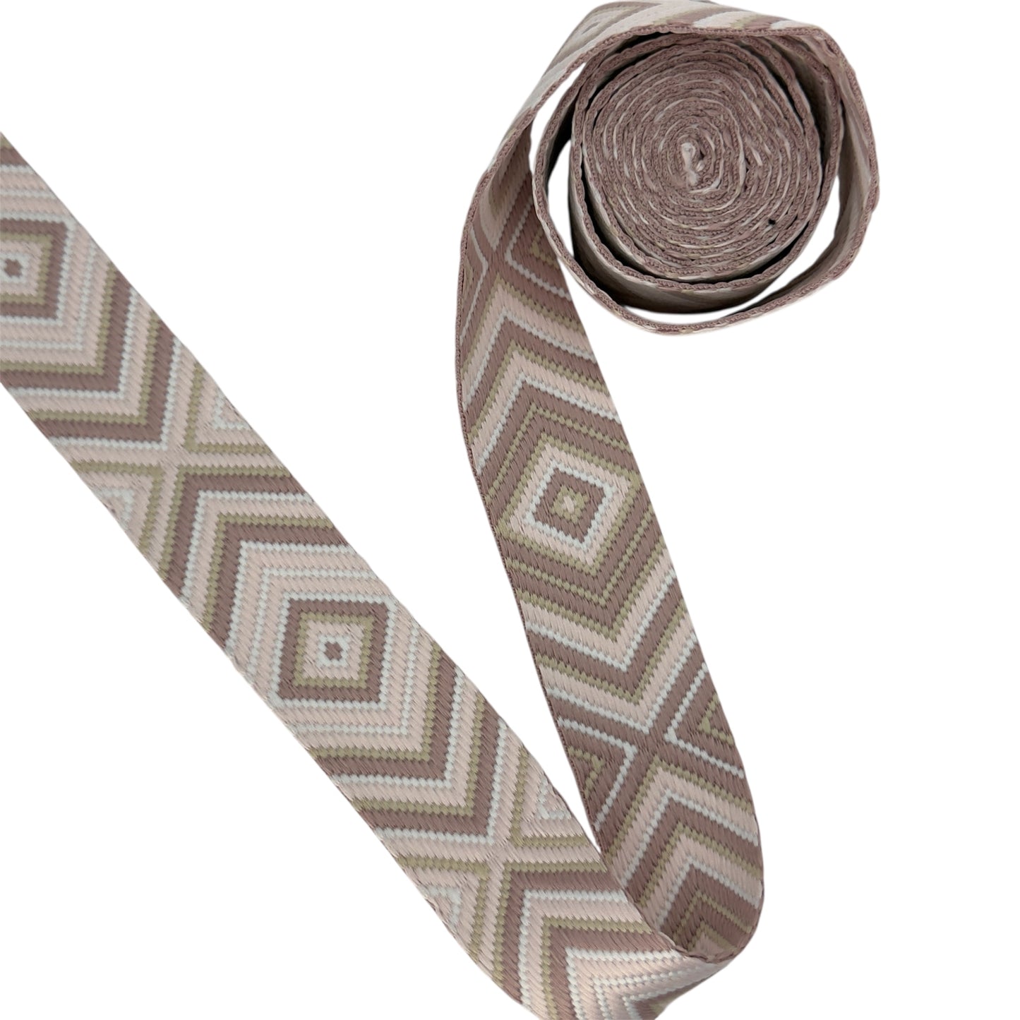 Crisscross Webbing - Blush/Dusty Rose