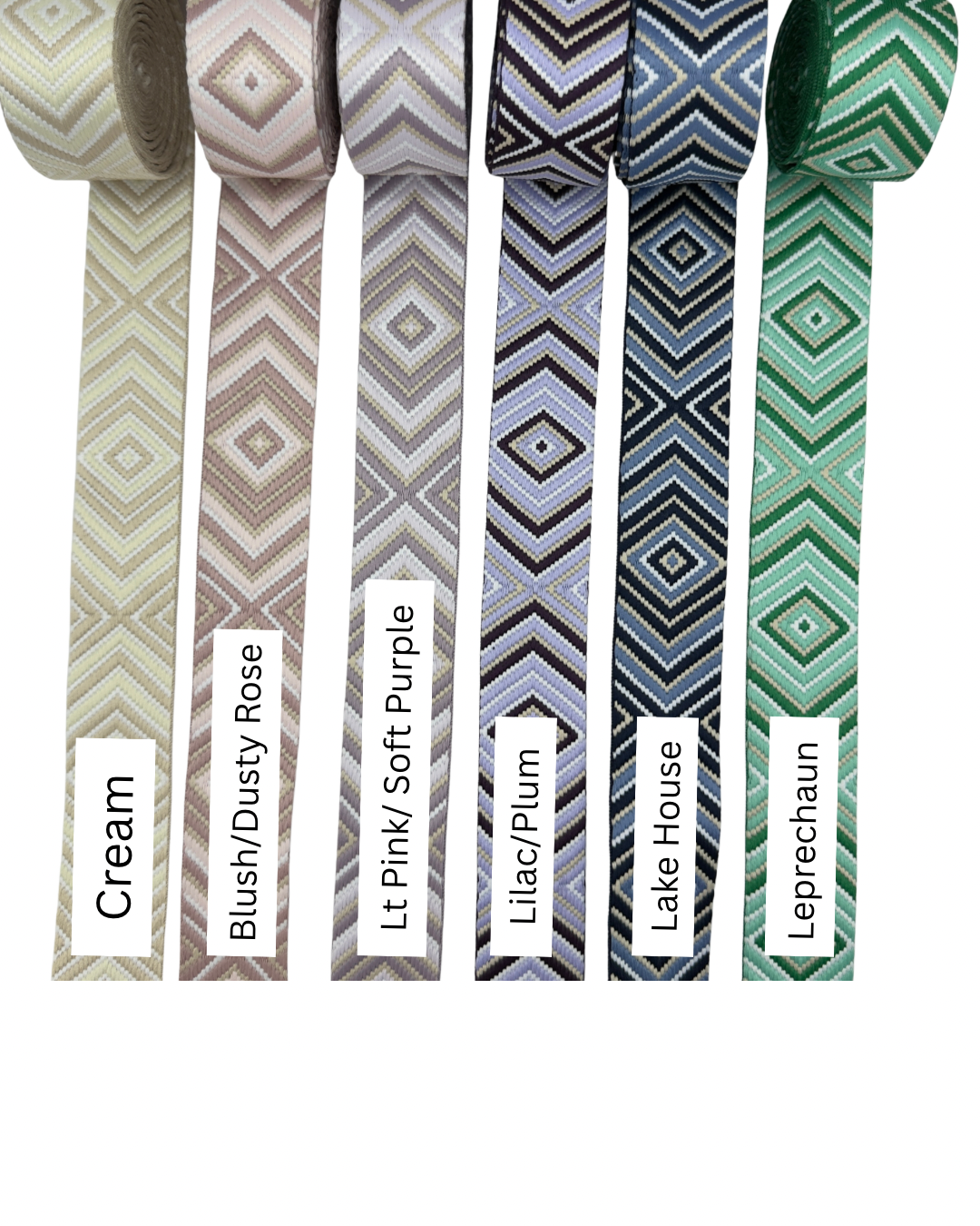 Crisscross Webbing - Light Pink/Soft Purple