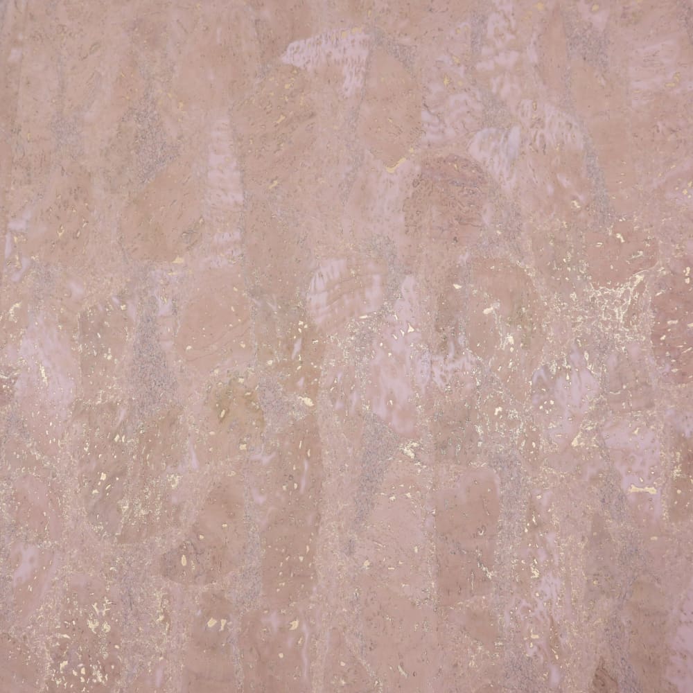 Cork Fabric - Ballet Waves with Gold