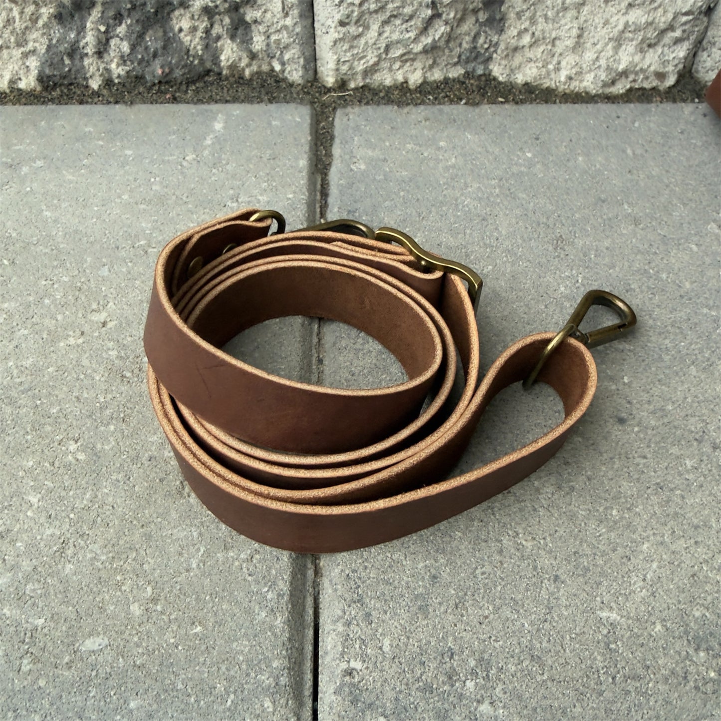 Chocolate Leather Strap Blank