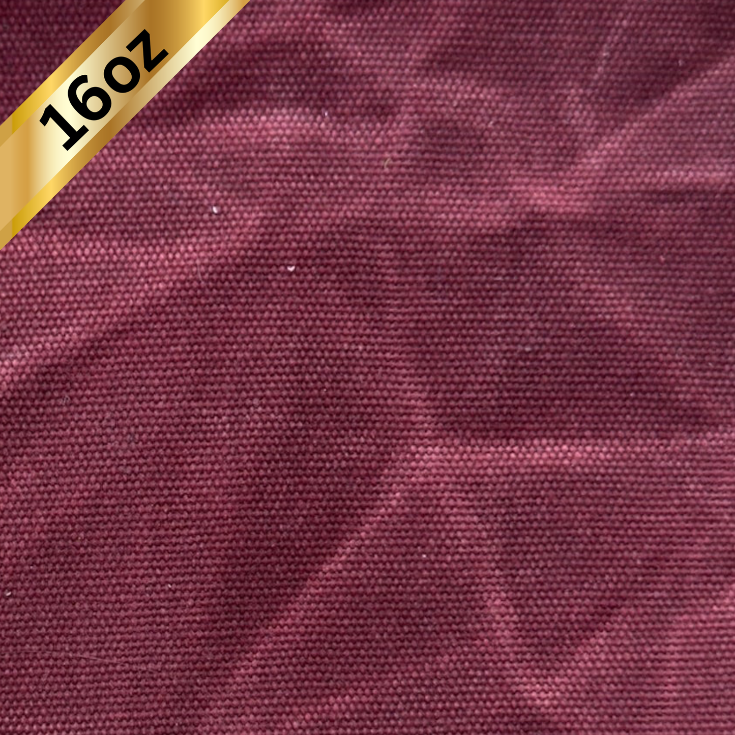 16 oz Waxed Canvas - Burgundy