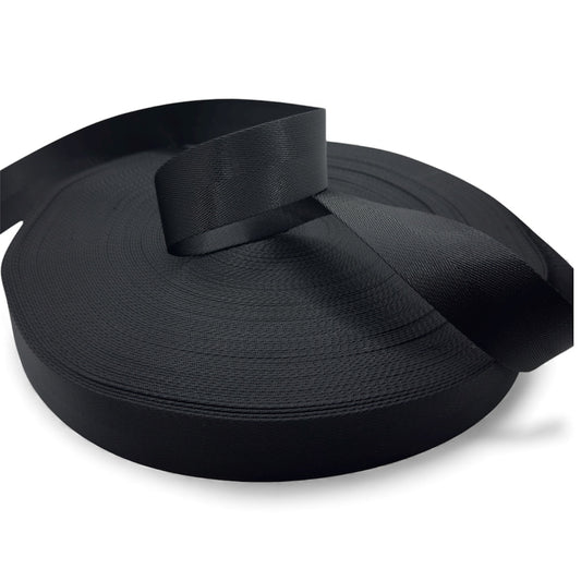 Black Nylon Webbing