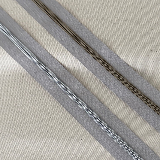 Light Grey - #5 Zipper Tape