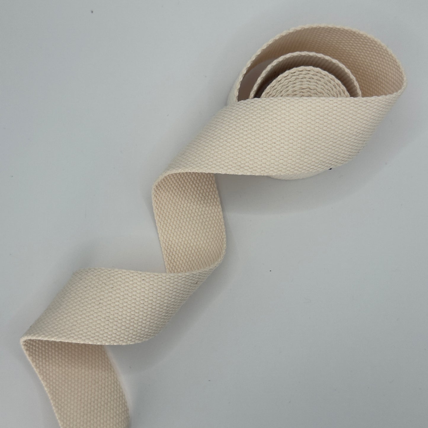 Cotton Blend Webbing - Cream