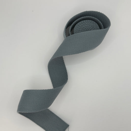 Cotton Blend Webbing - Grey