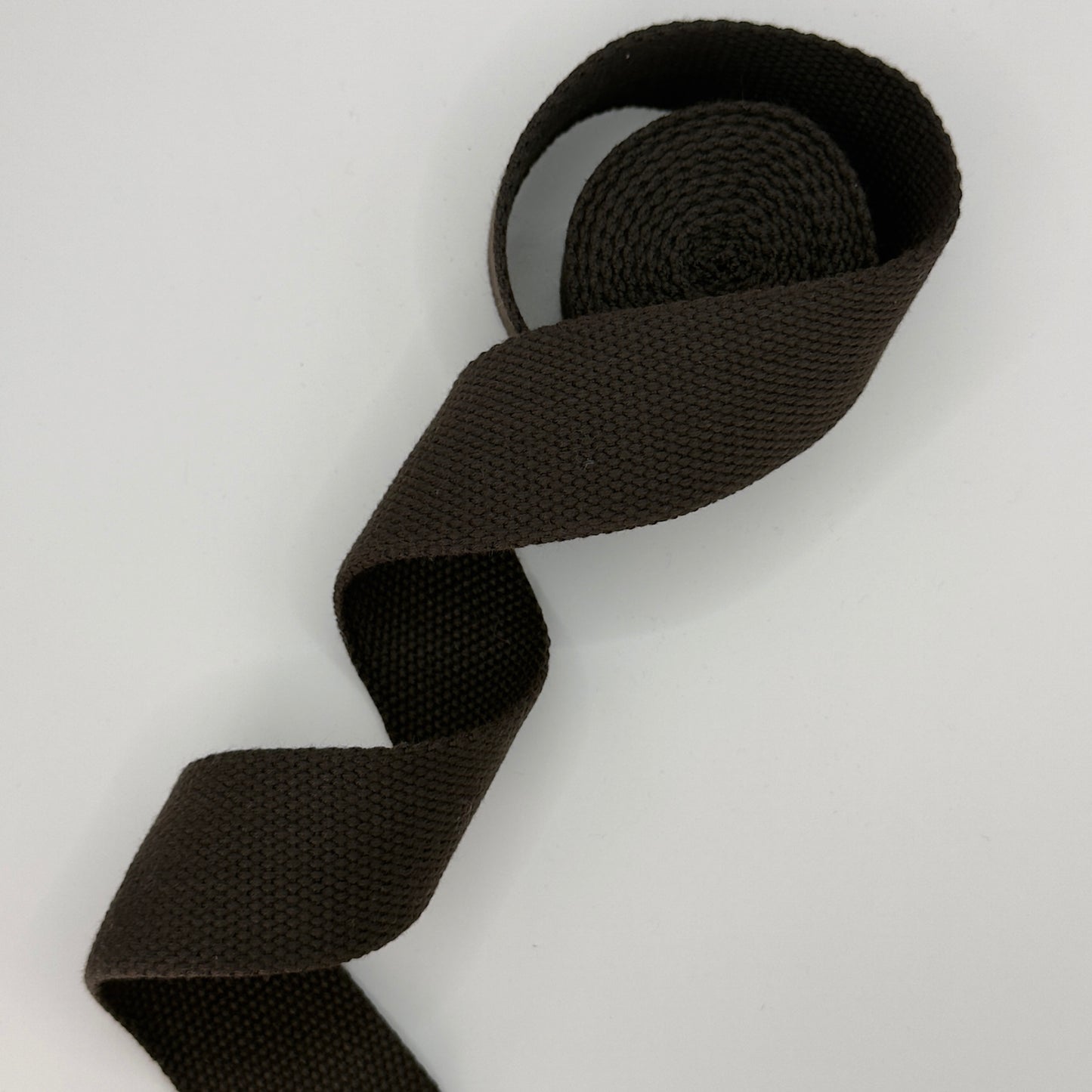 Cotton Blend Webbing - Walnut Brown