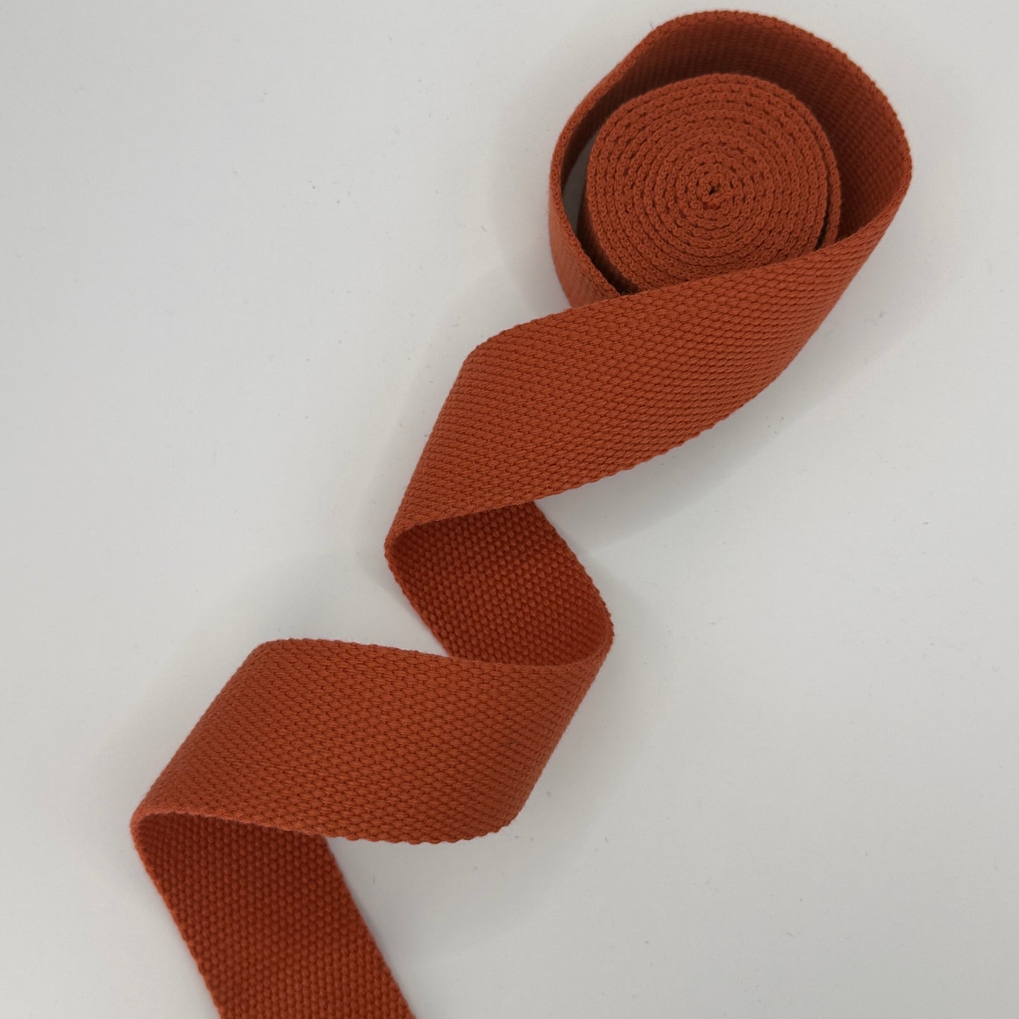 Cotton Blend Webbing - Terracotta