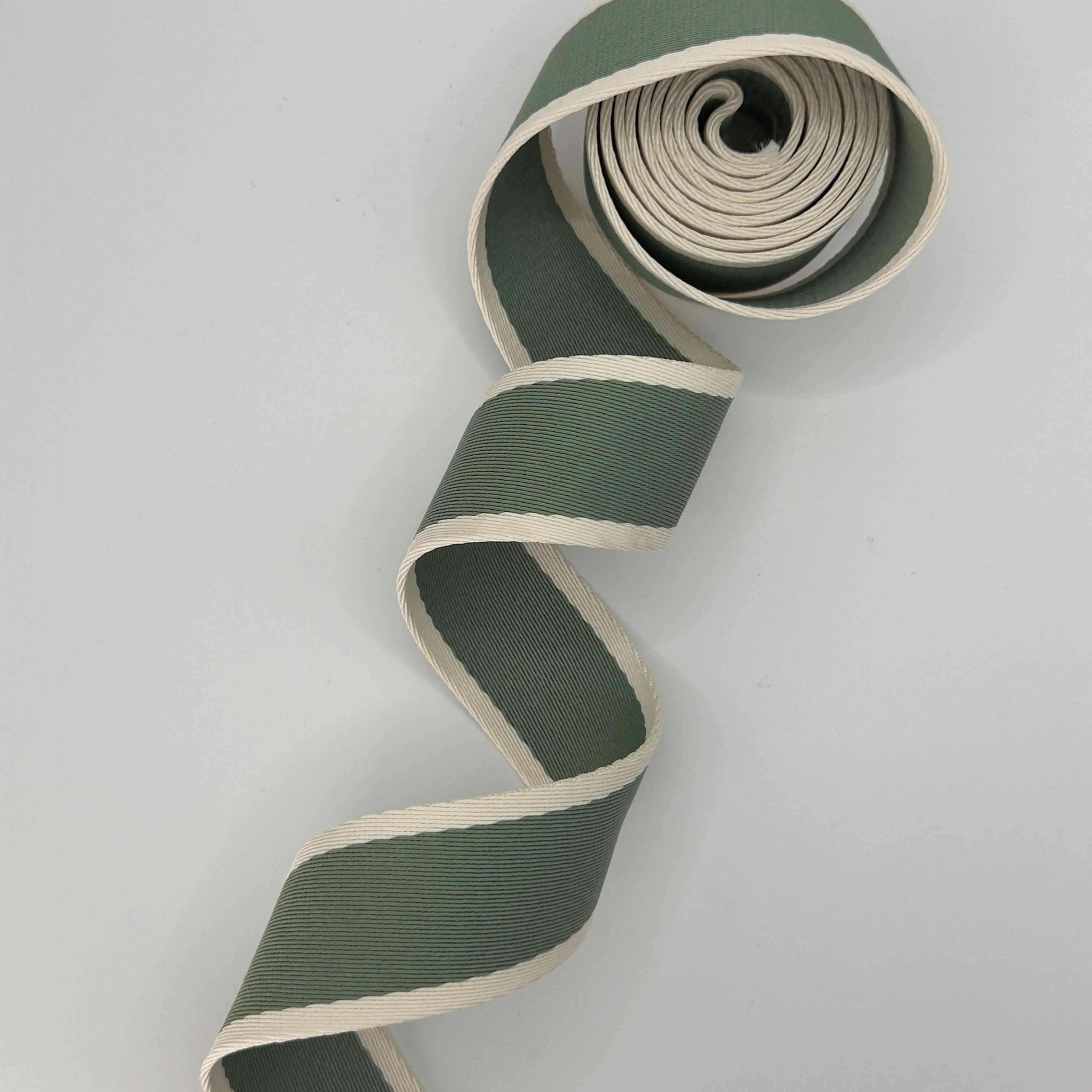 Striped Webbing - Lucite Green – Beam Creative Designs