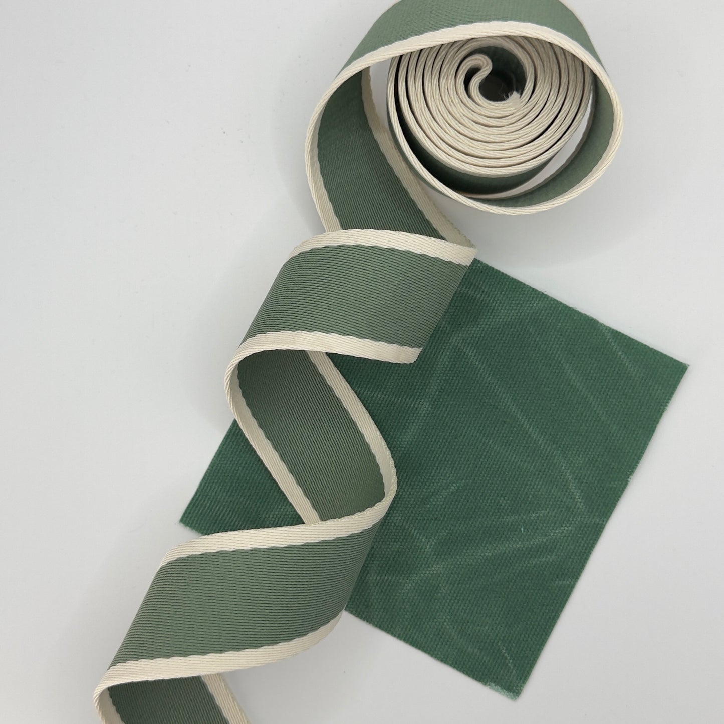 Striped Webbing - Lucite Green