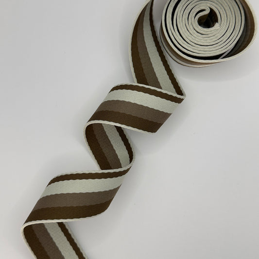 Brownie - Regency Stripe Polyester Webbing