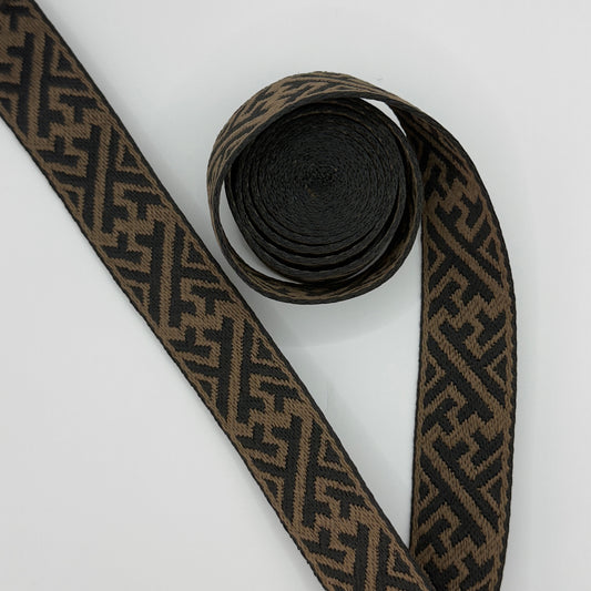 Maze Webbing - Chocolate