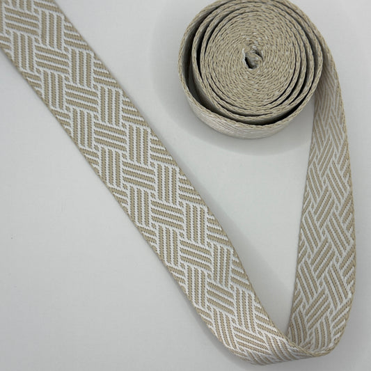 Beige Checkered Plate Webbing
