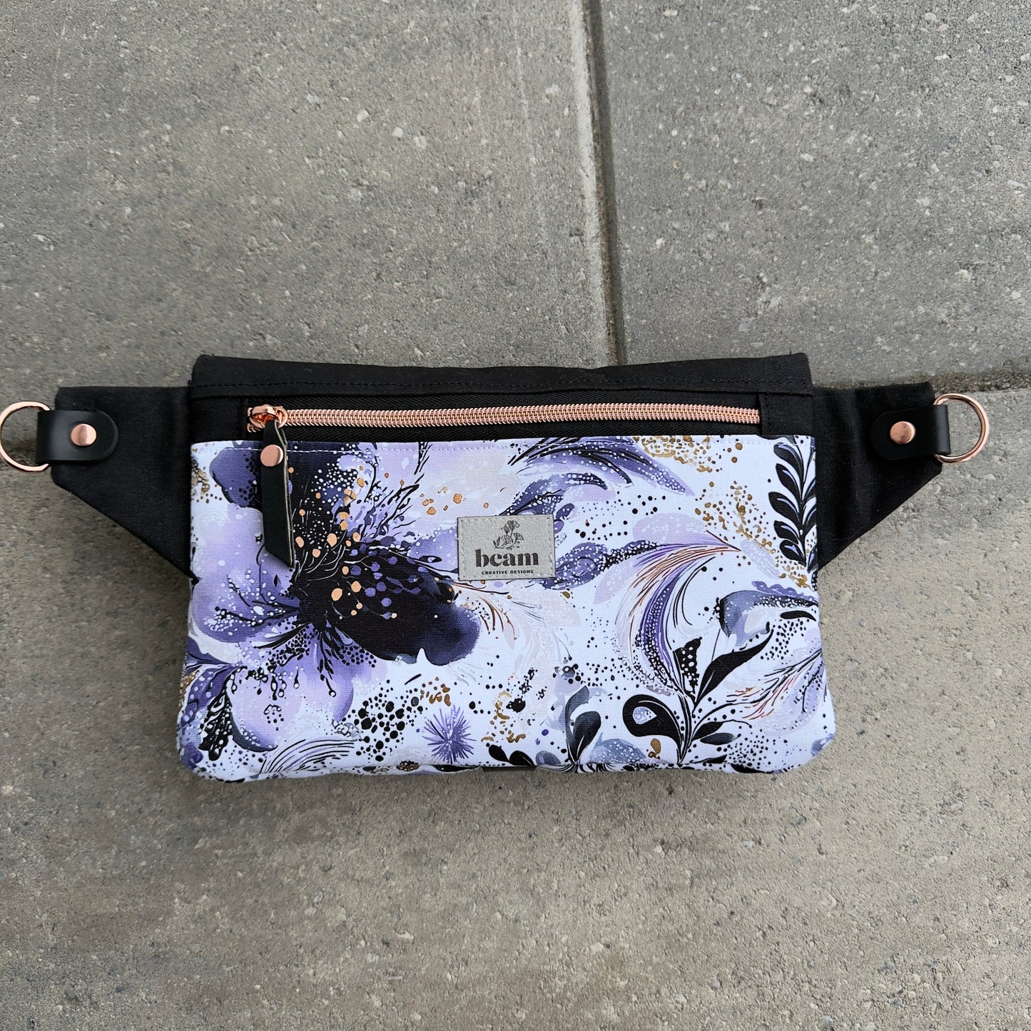 Haralson Crossbody Bag - Purple Floral