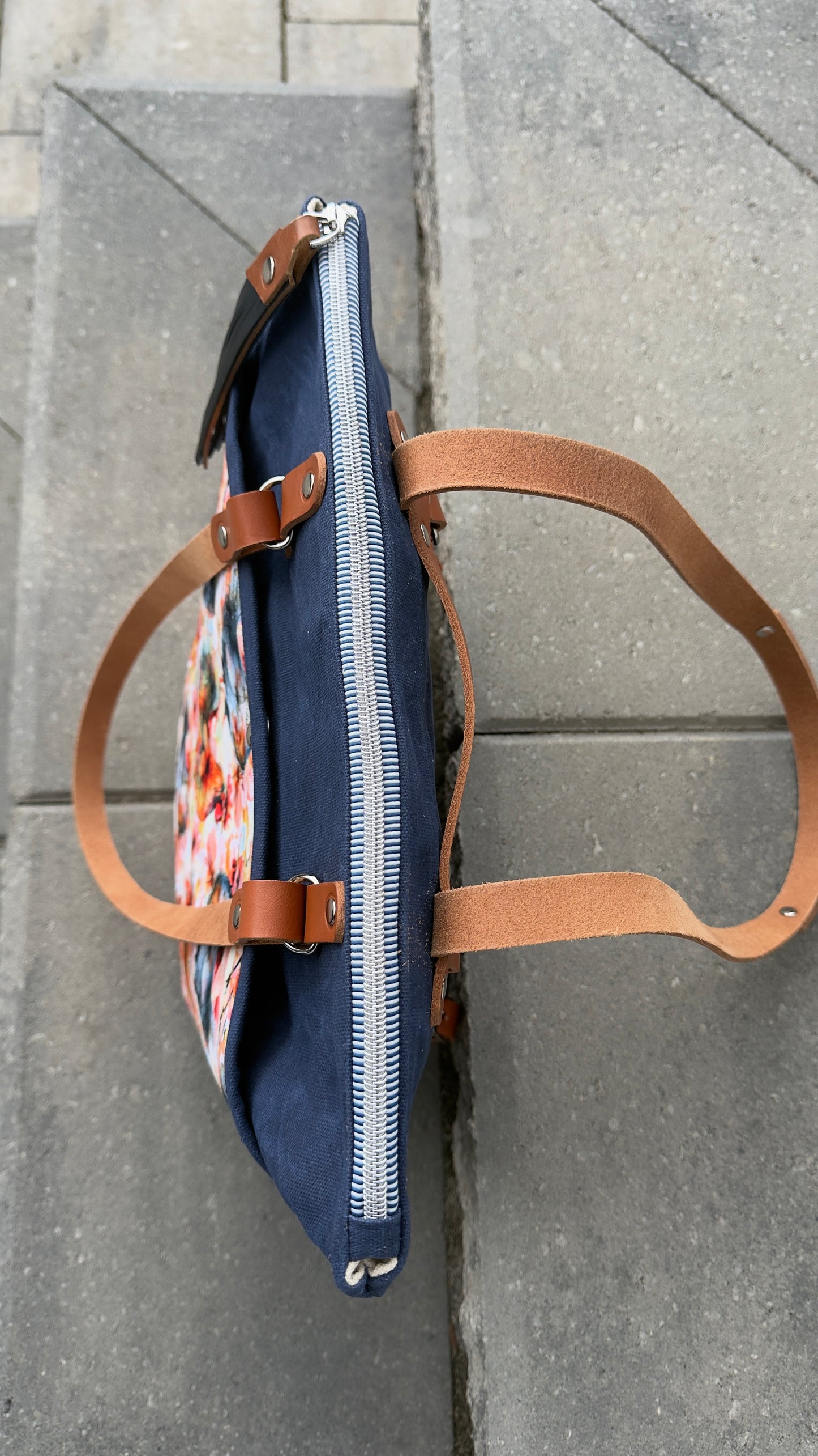 Vibrant Rooster Convertible Tote/Backpack