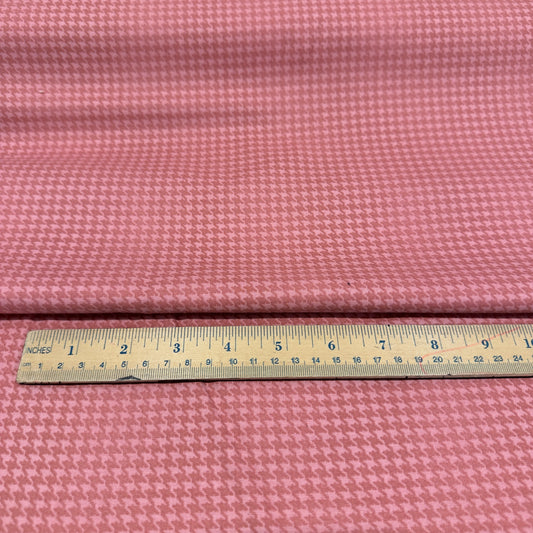 Blushed Houndstooth Basic - Blush (sold per yard)