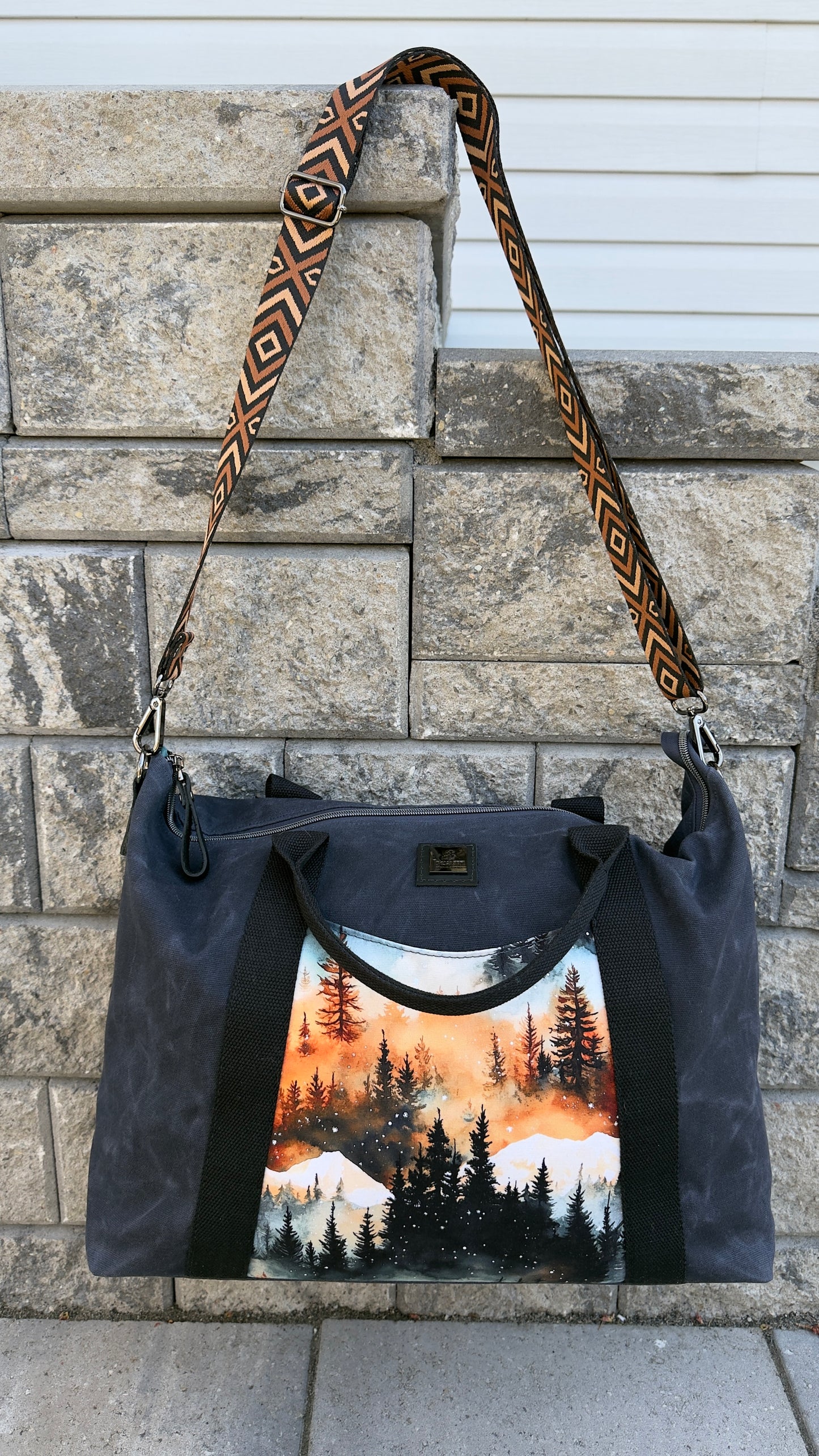 Oxbow Tote, Weekender Bag - Cabin Vibes