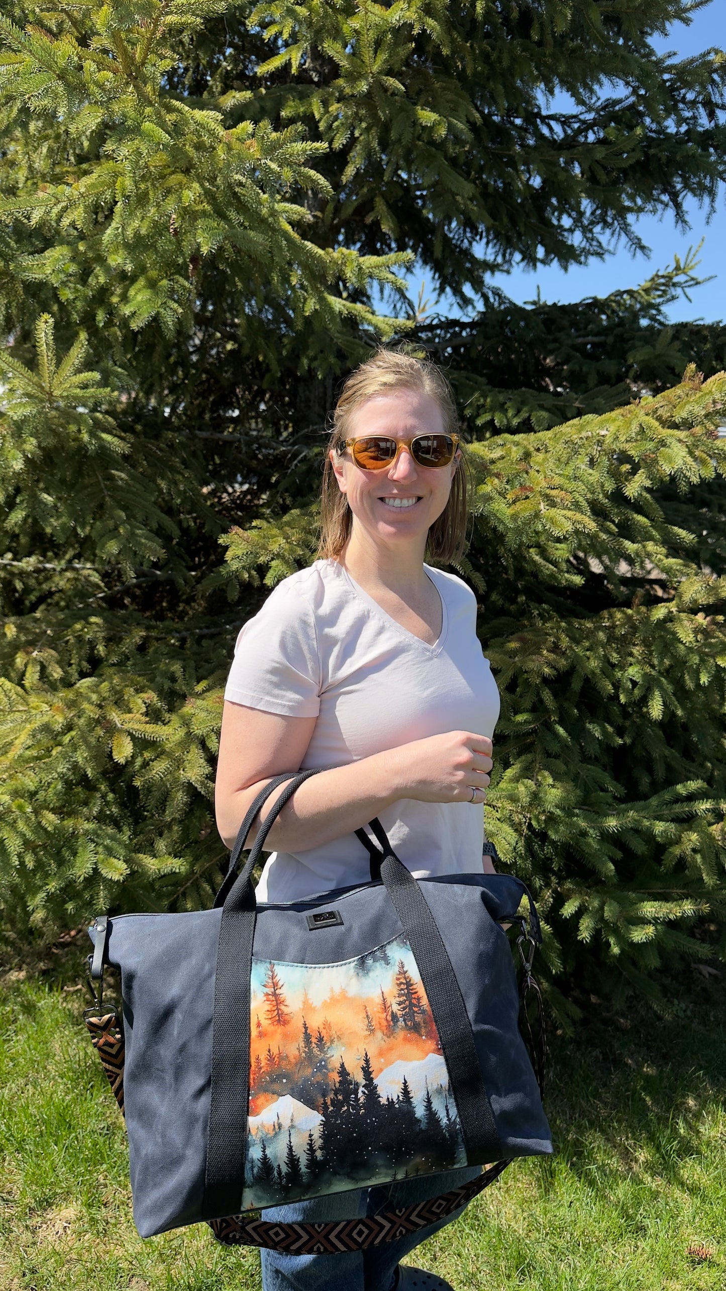 Oxbow Tote, Weekender Bag - Cabin Vibes