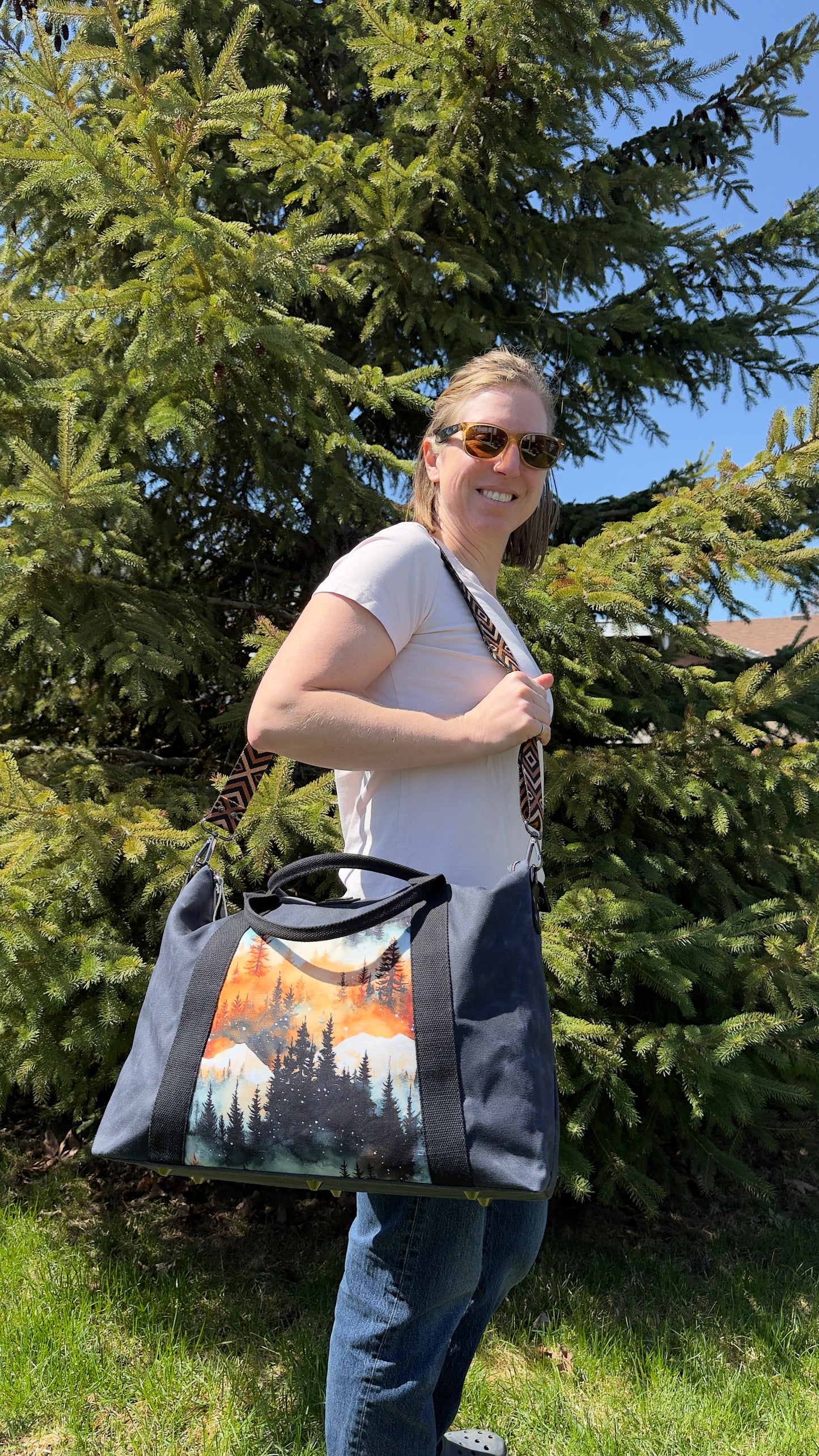 Oxbow Tote, Weekender Bag - Cabin Vibes