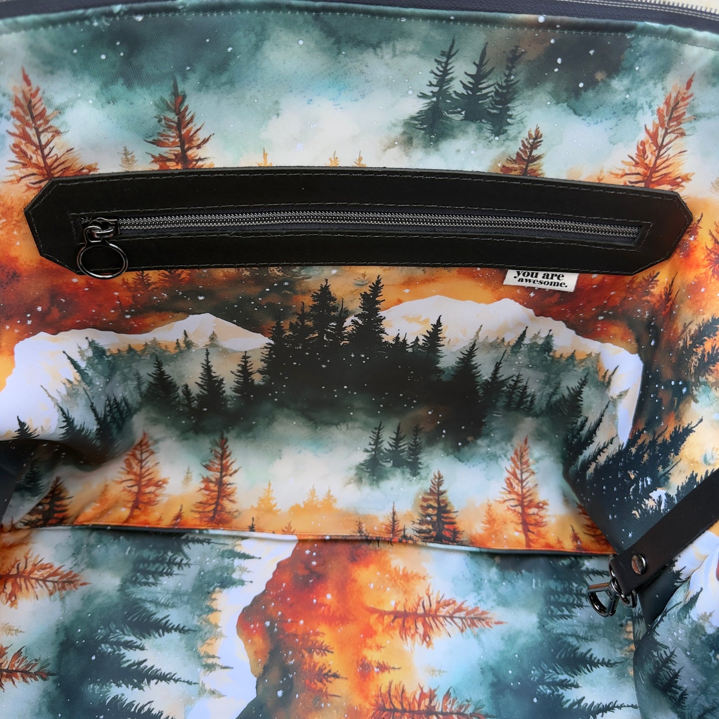 Oxbow Tote, Weekender Bag - Cabin Vibes
