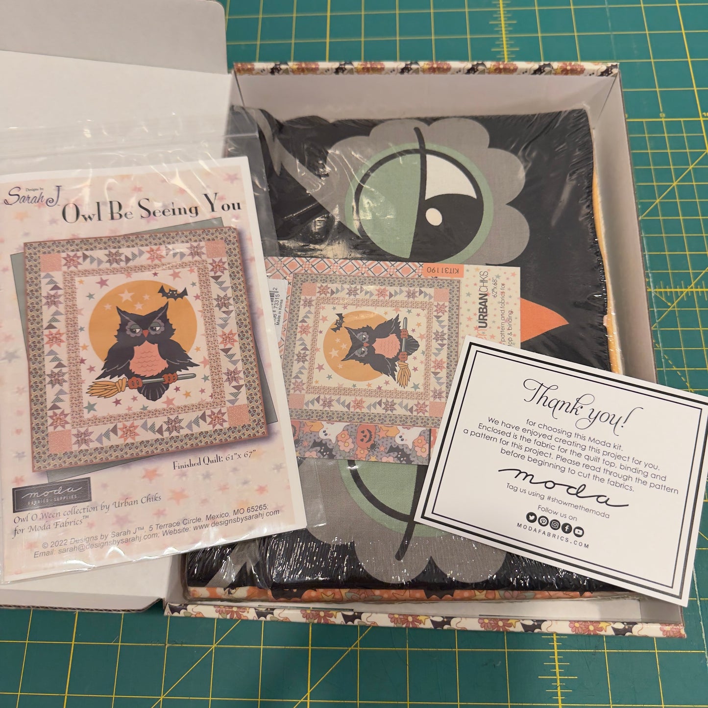 Owl-o-ween QUILT KIT