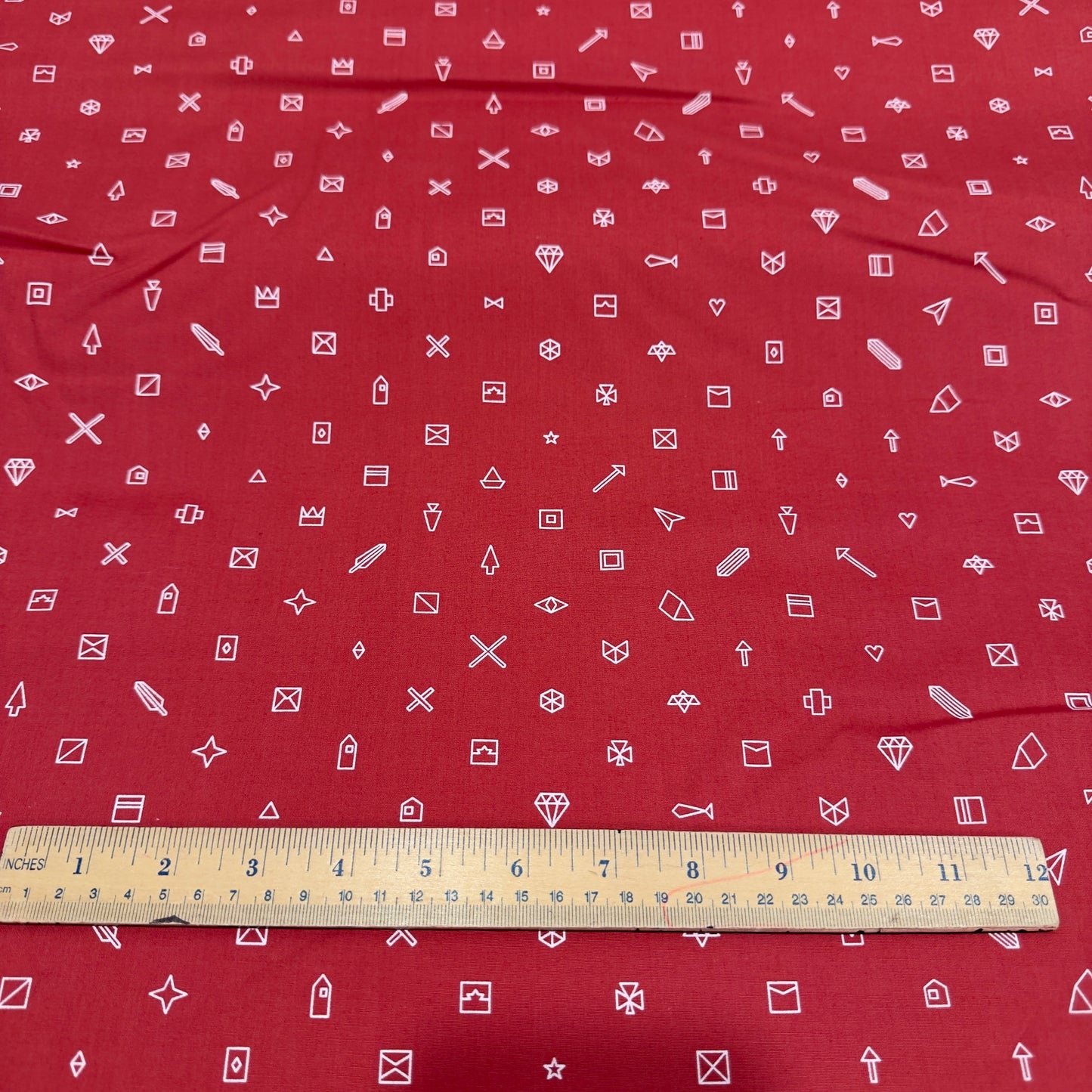 Trinket Red (Sold per yard)