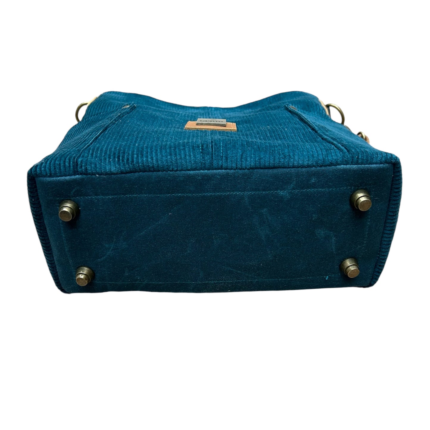 Compass Shoulder Bag - Turquoise Floral