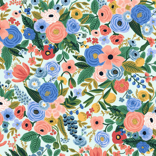 Rifle Paper Co - Wildwood, Petite Garden Party in Blue