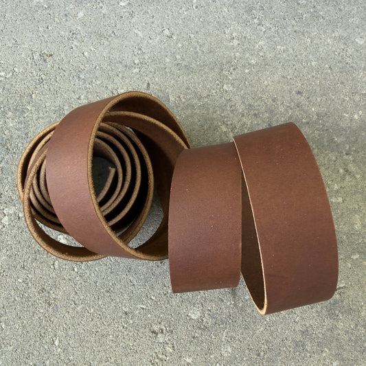 Chocolate Leather Strap Blank