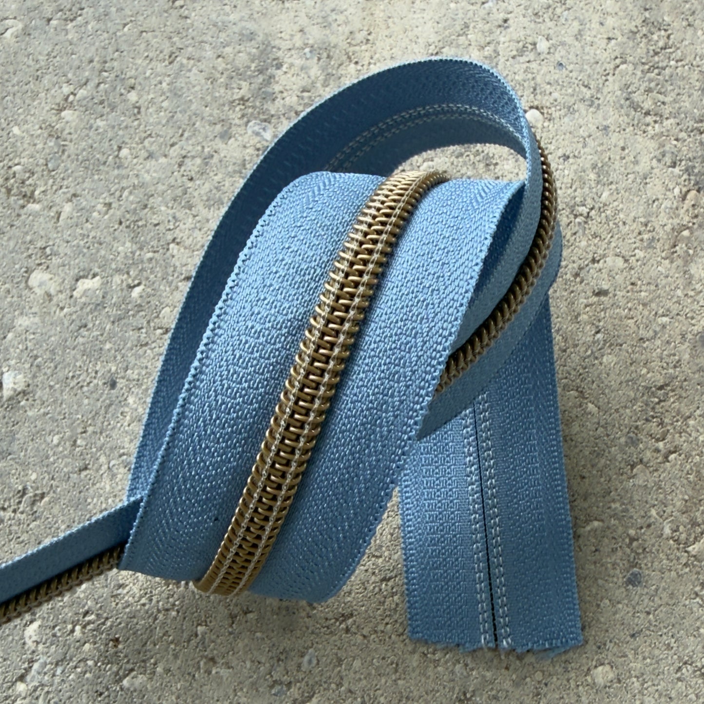 Stone Blue - #5 Zipper Tape
