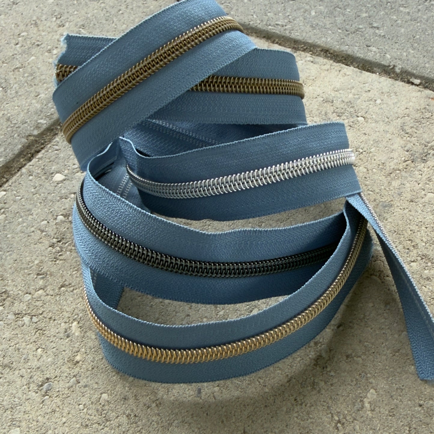 Stone Blue - #5 Zipper Tape