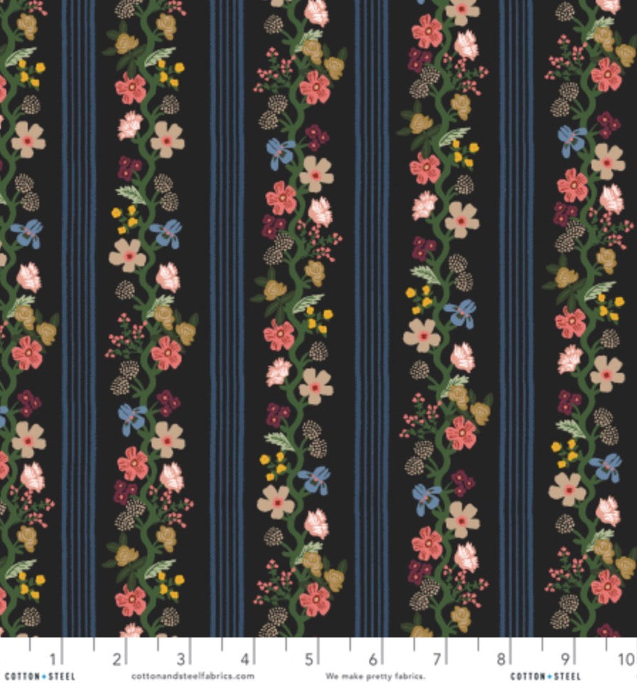 Rifle Paper Co. - Gracie - Floral Trellis Stripe