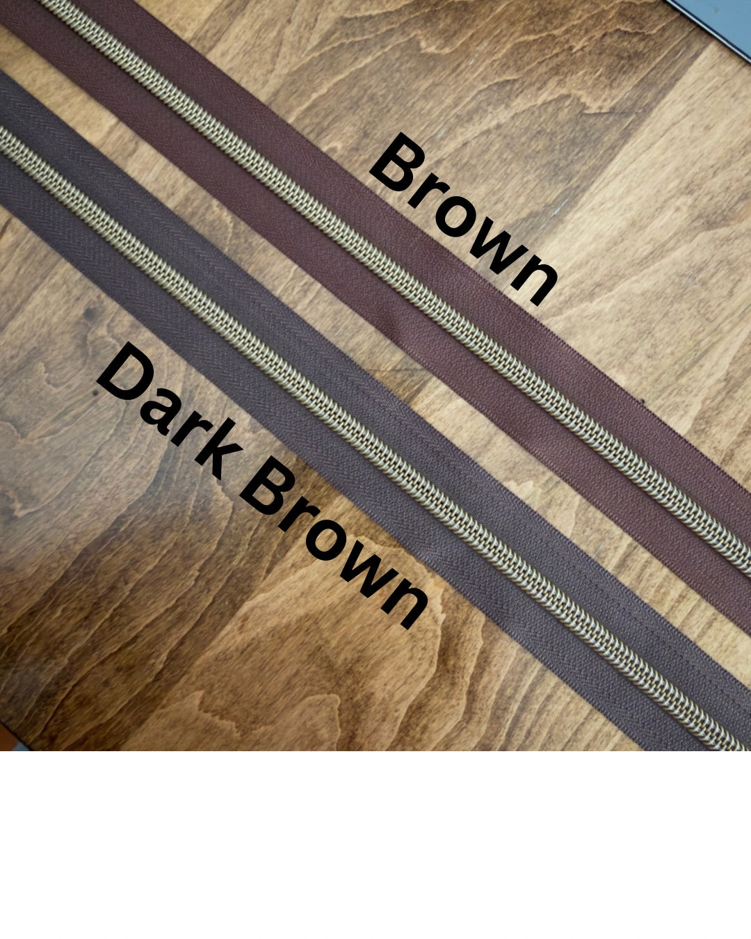 Brown - #5 Zipper Tape