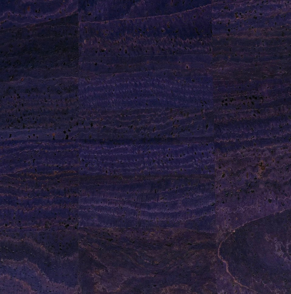 Cork Fabric - Dark Purple