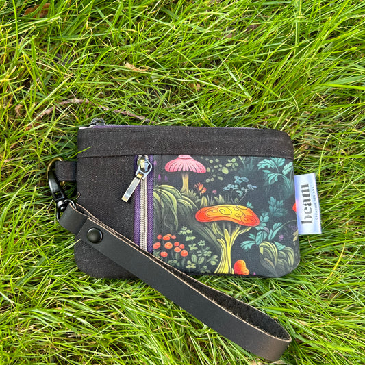 Mini Zippy Clutch - Enchanted Forest