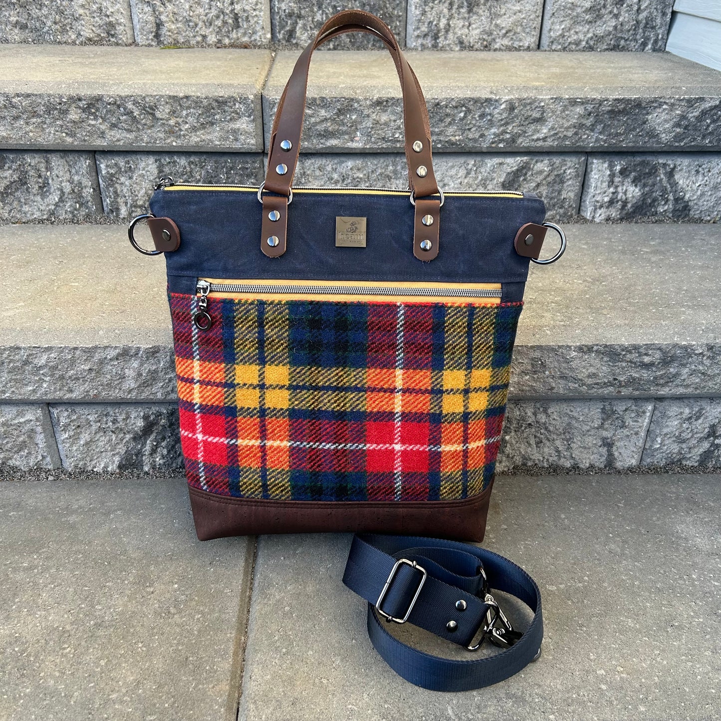 Aberdeen Tote - Sunshine Plaid