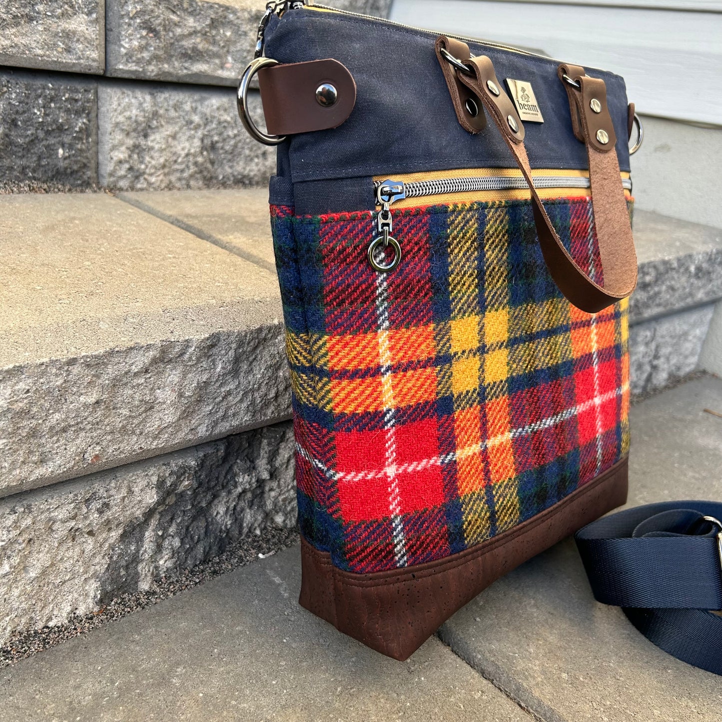 Aberdeen Tote - Sunshine Plaid