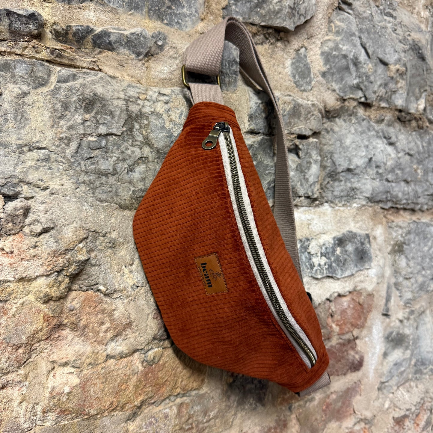 Corduroy Bum Bag - Rust