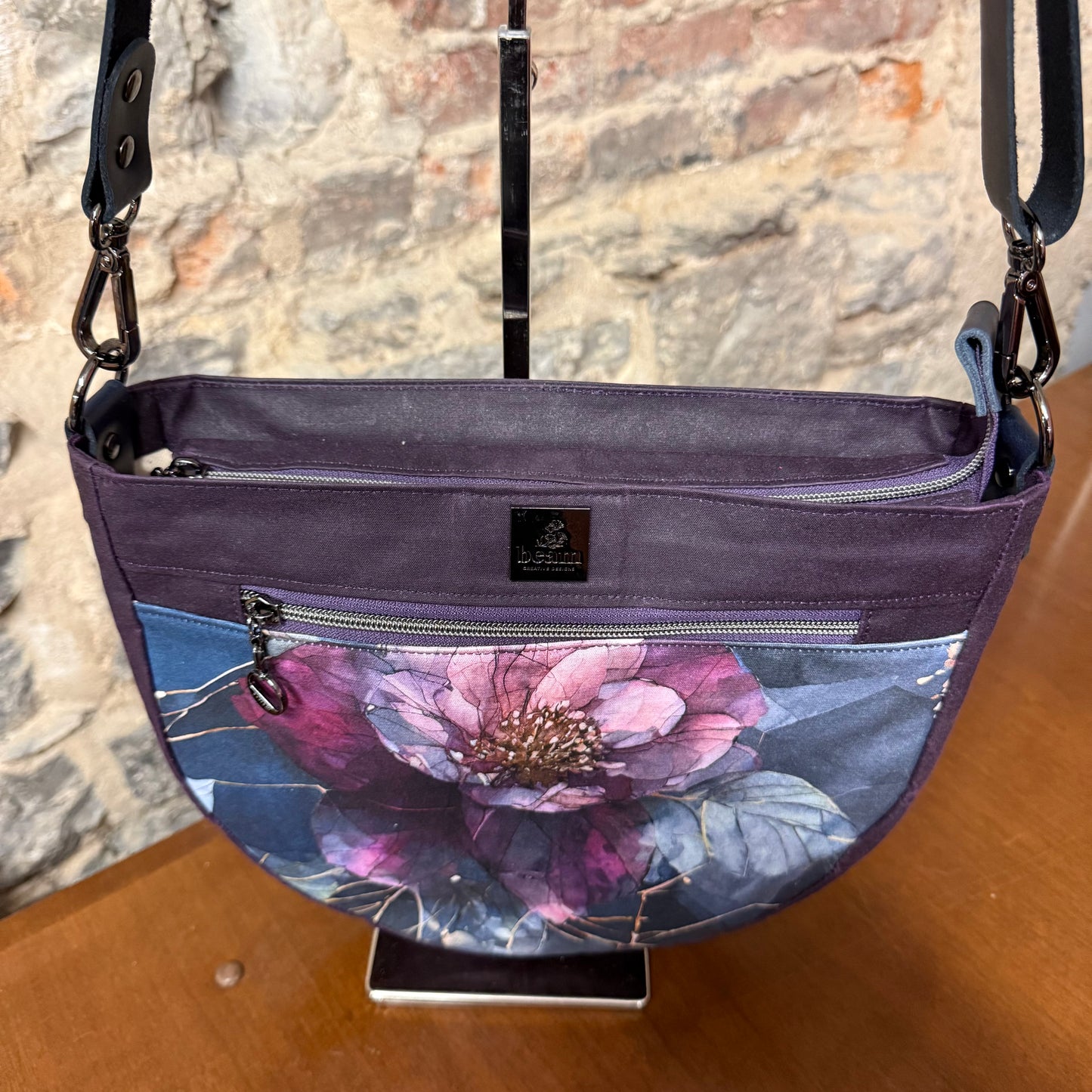 Kingston Crossbody Bag - Purple Peony