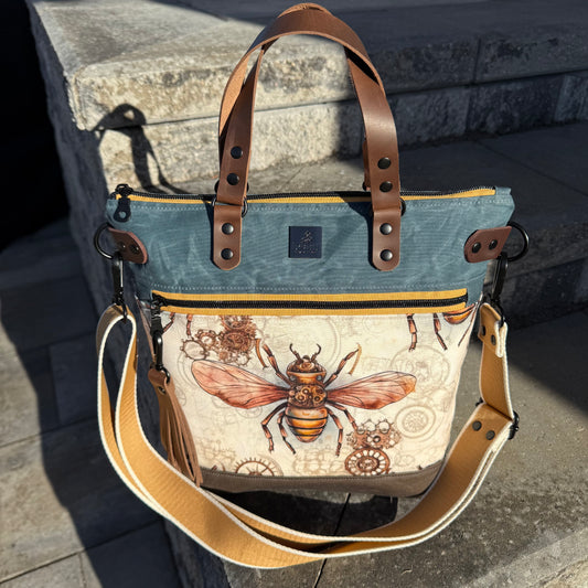 Aberdeen Tote - Steampunk Bees