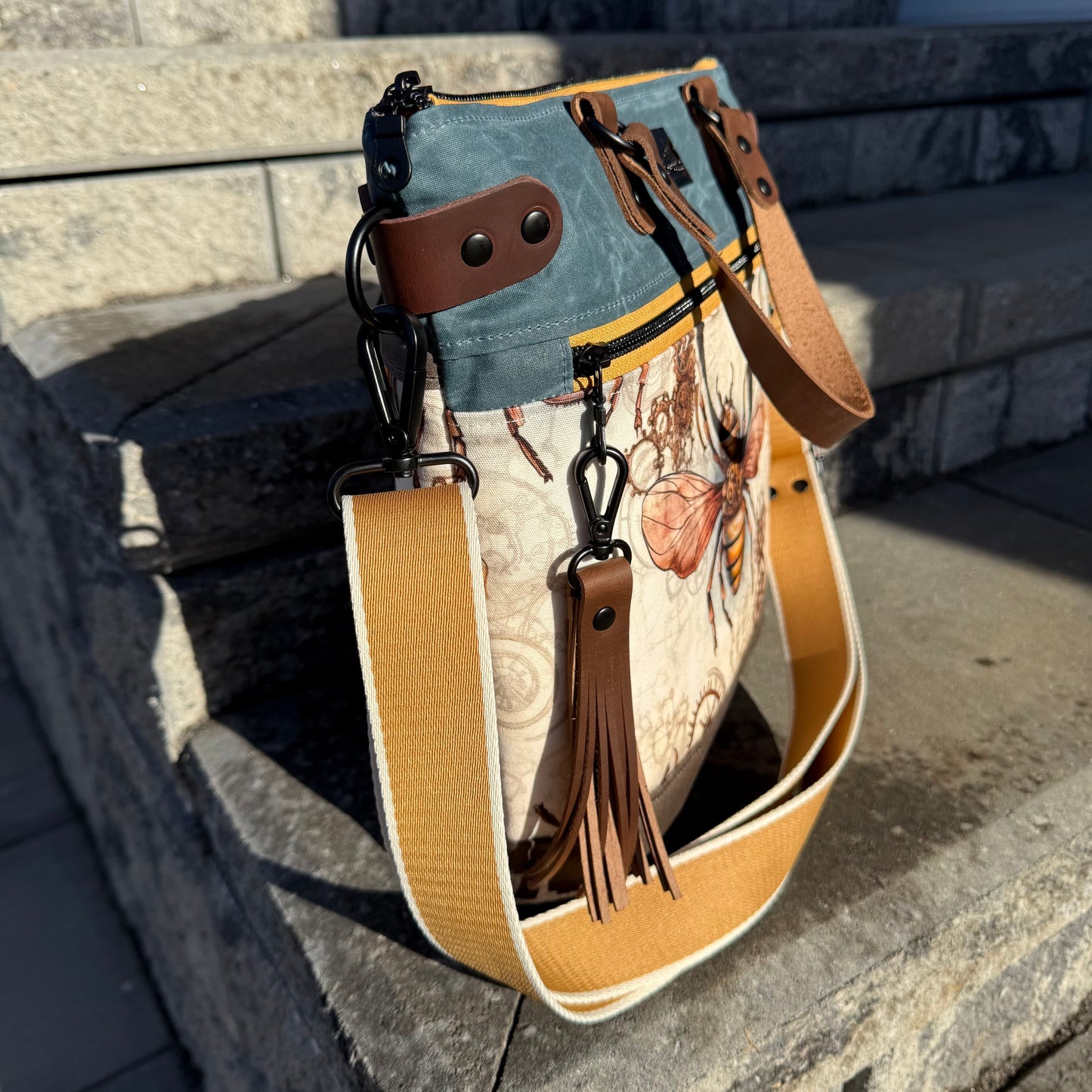 Aberdeen Tote - Steampunk Bees