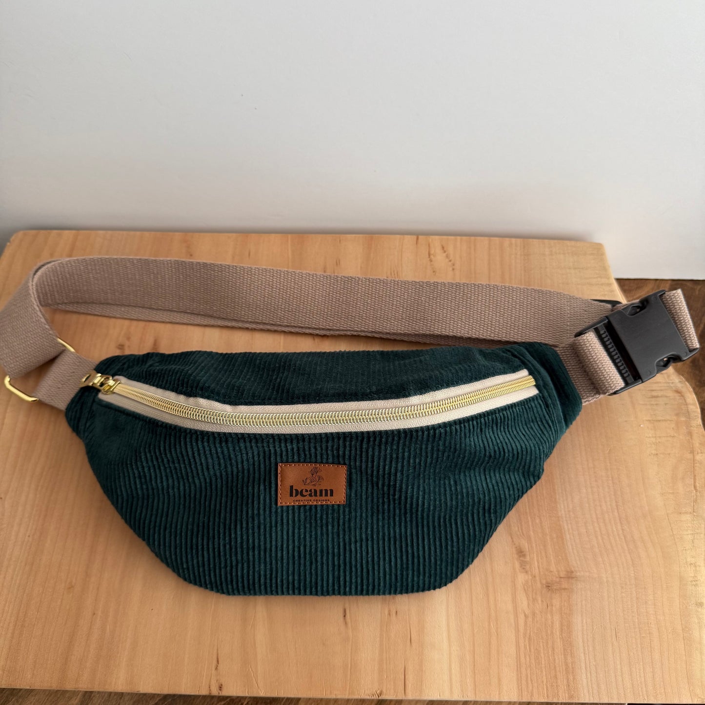 Corduroy Bum Bag - Turquoise