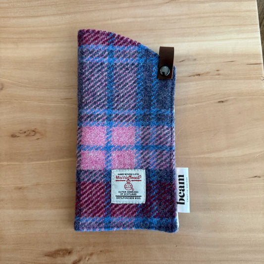 Glasses Case - Pink Tartan