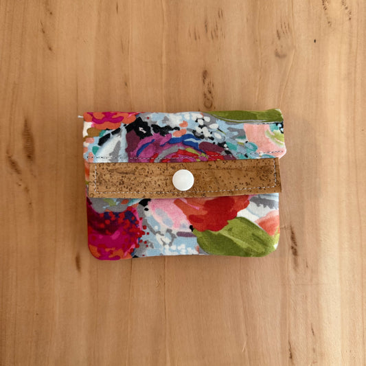 Mini Wallet - Rose Swirl