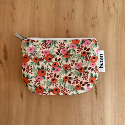 Sweet Little Coin Pouch - Pink Petite Floral