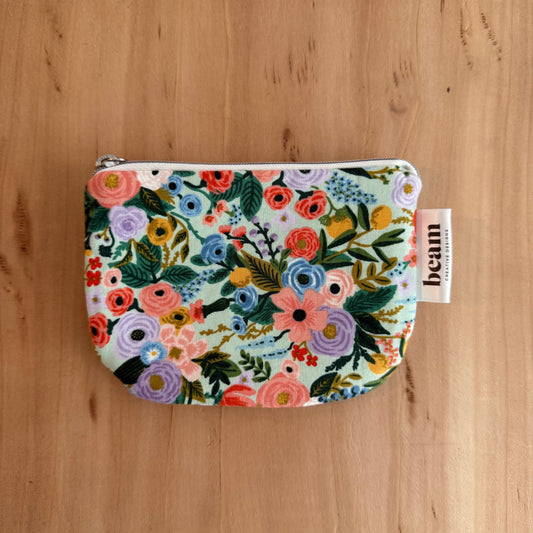 Sweet Little Coin Pouch - Mint Petite Floral